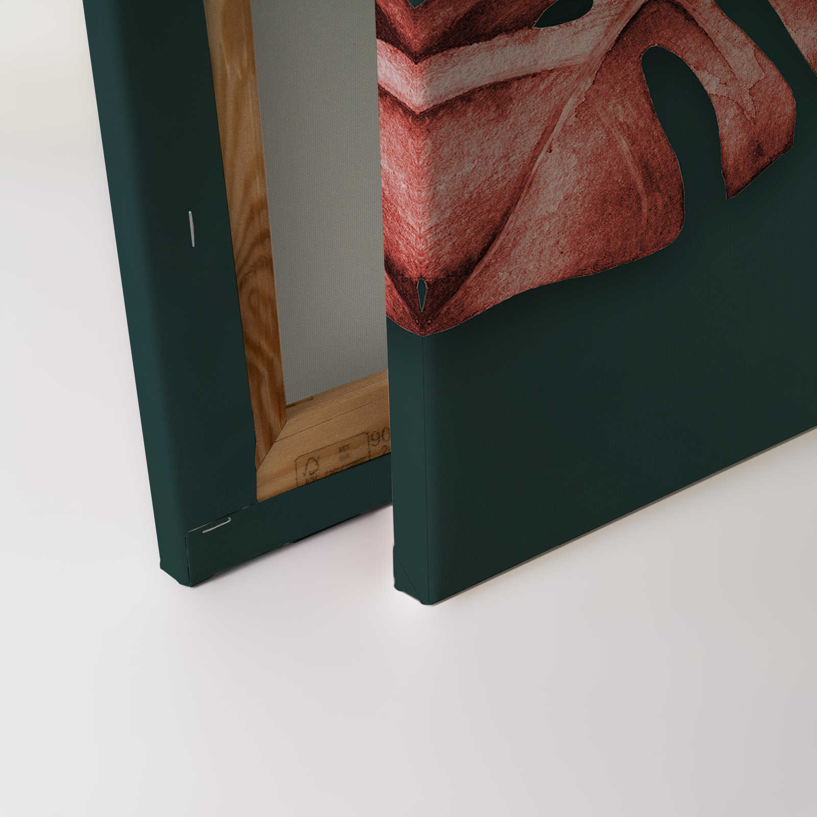             Leinwandbild mit gezeichneter Palme – 0,90 m x 0,60 m
        