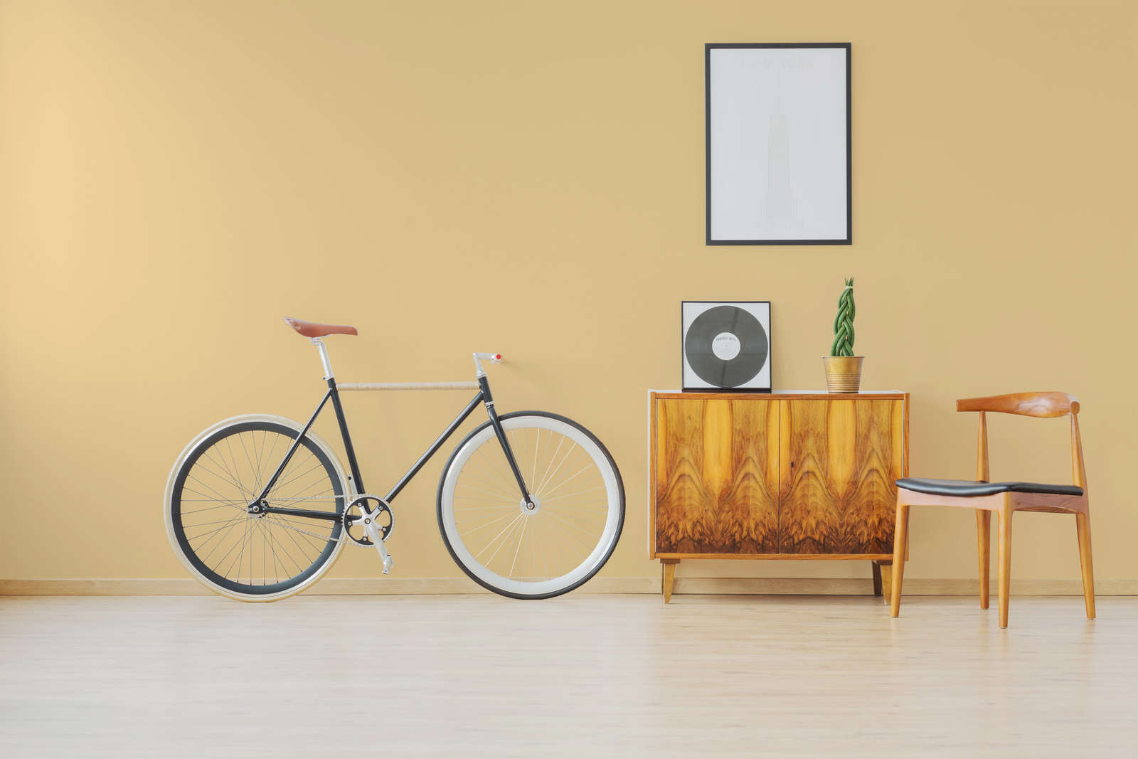Fahrrad, Fahrrad, Interieur, Wohnkultur, Schallplatte