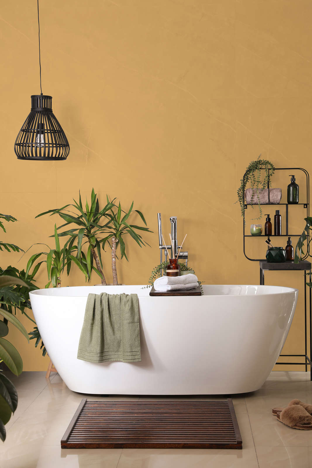             Peinture murale Premium ocre stimulant »Juicy Yellow« NW801 – 1 litres
        