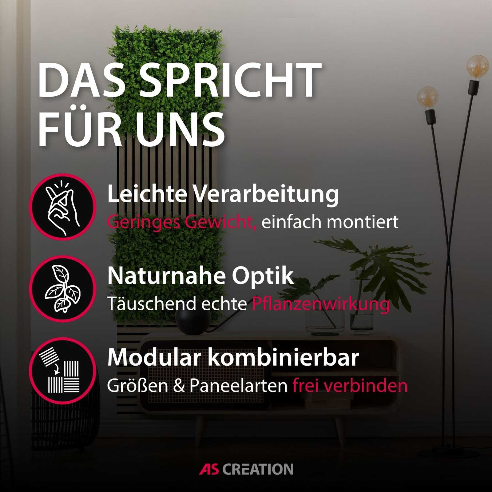 Modular, Wandregal, Wohnzimmer, Pflanzenständer, Designobjekt