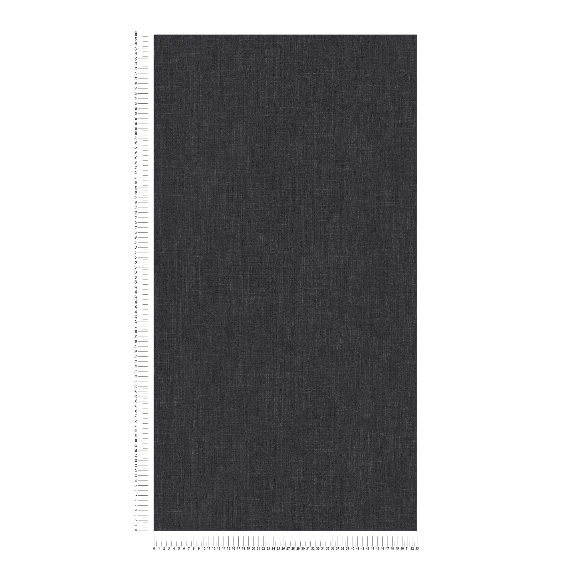 Vliestapete meliert mit Textil-Optik – Blau, Grau, Weiß