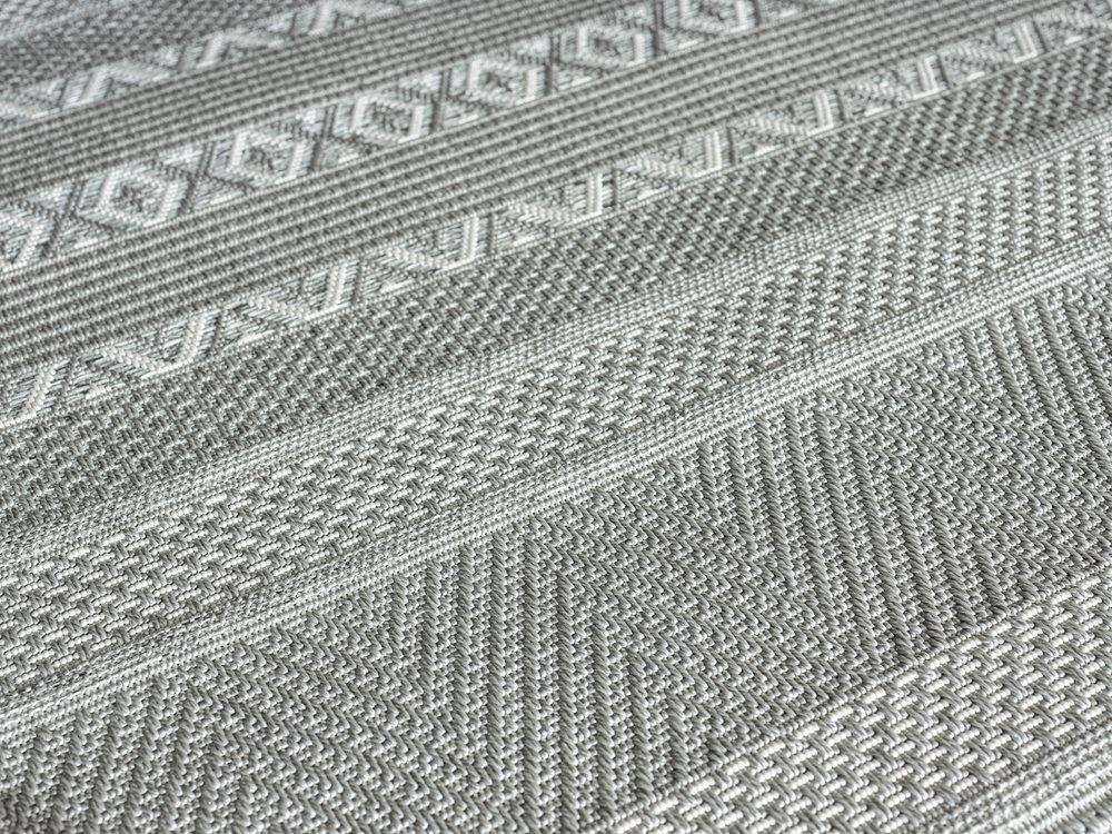 Plain Patterned Outdoor Rug - Grey | DD126928