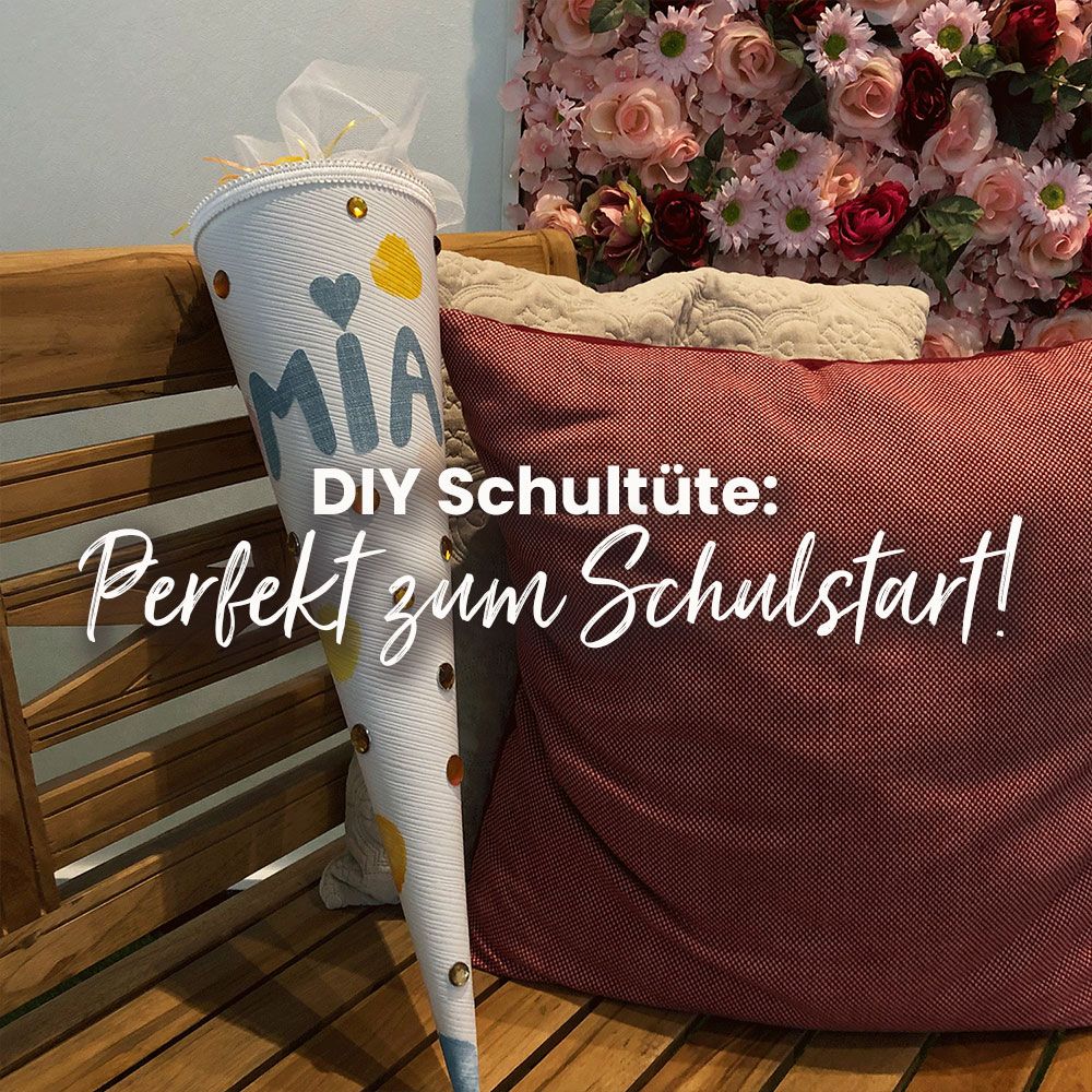 Tapezierte Schultüte für Kinder