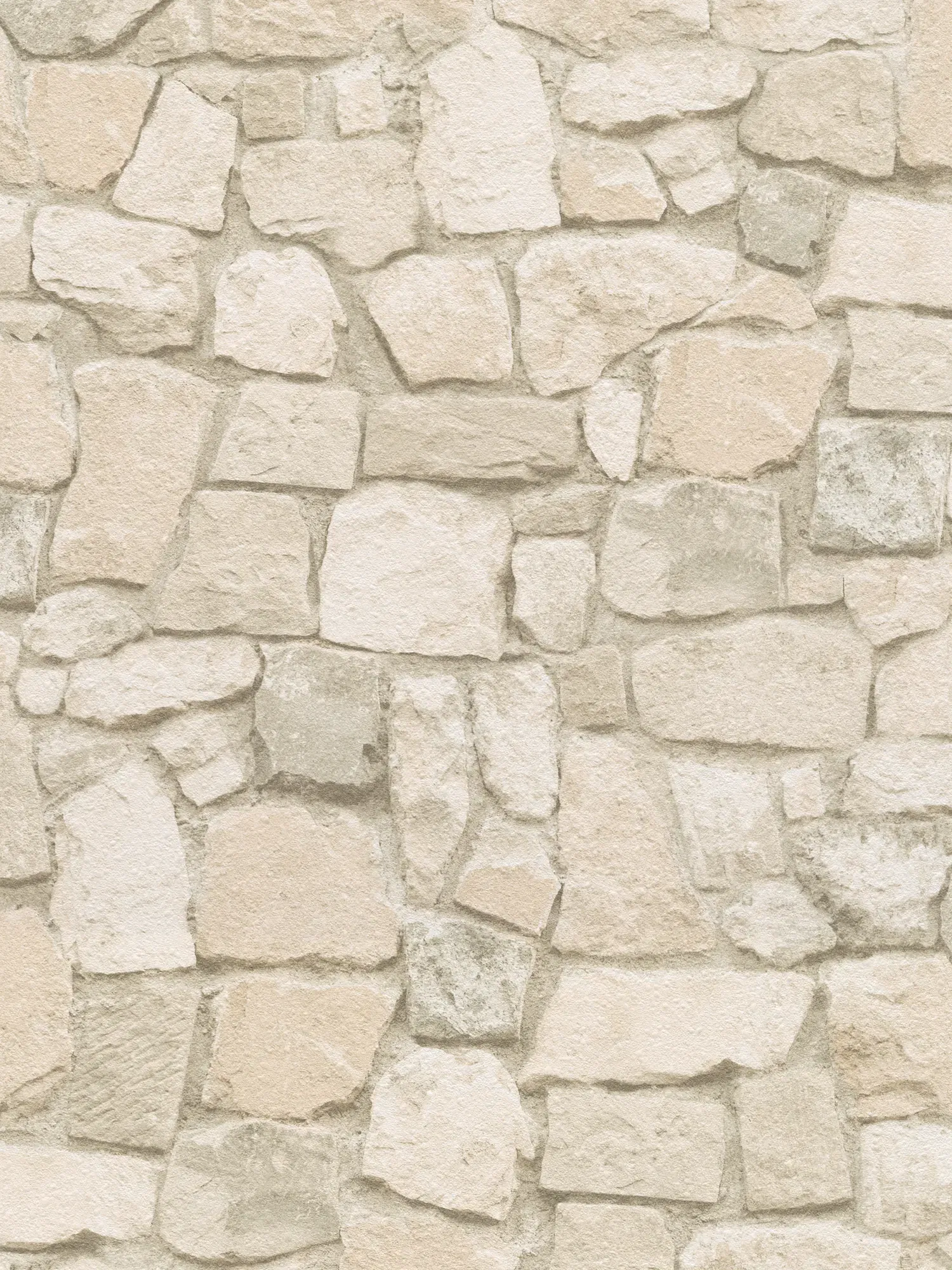         Papier peint pierre avec effet 3D et maçonnerie en grès - beige, marron
    