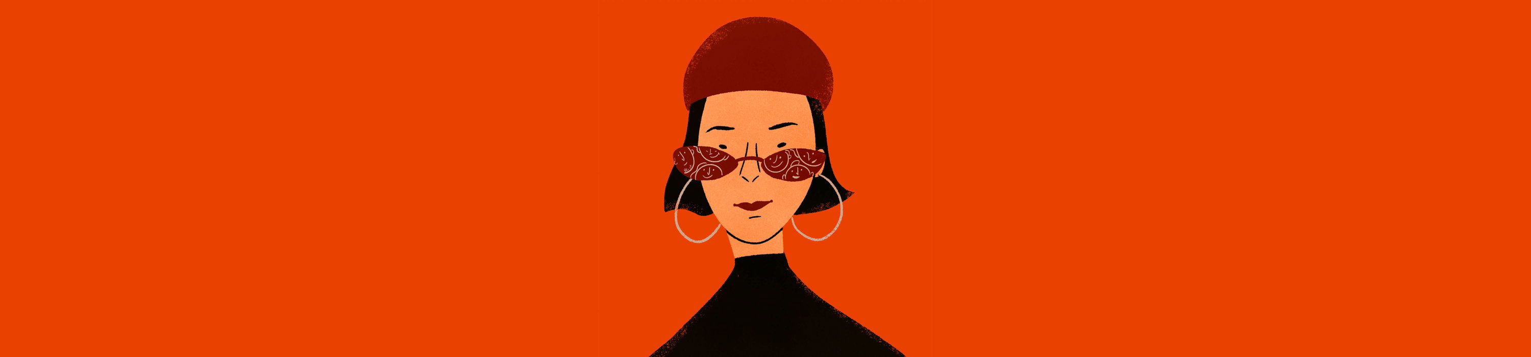Pop Art photo wallpaper • Portrait & striking silhouette | A.S.