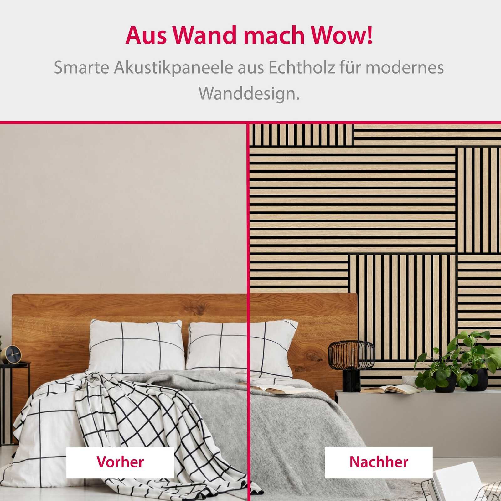bett, holz, wandpaneel, muster, paneel
