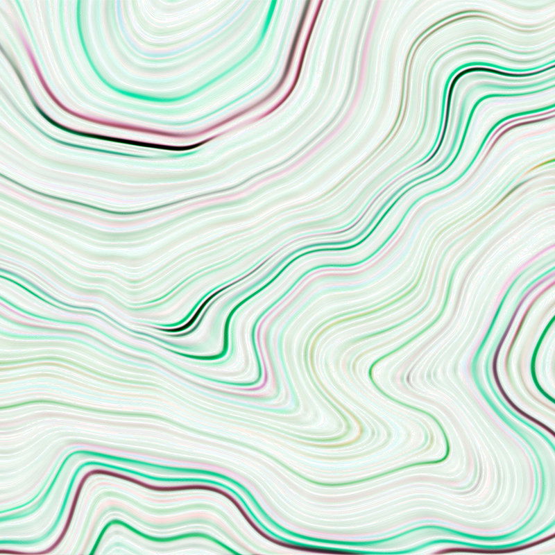         Photo wallpaper lines in batik look - green, white
    