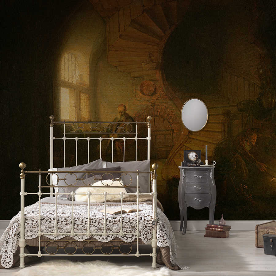         Papier peint "Philosophe en méditation" de Rembrandt van Rijn
    