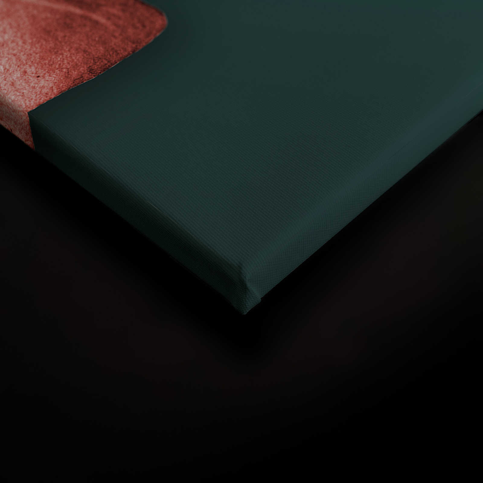             Leinwandbild mit gezeichneter Palme – 0,90 m x 0,60 m
        