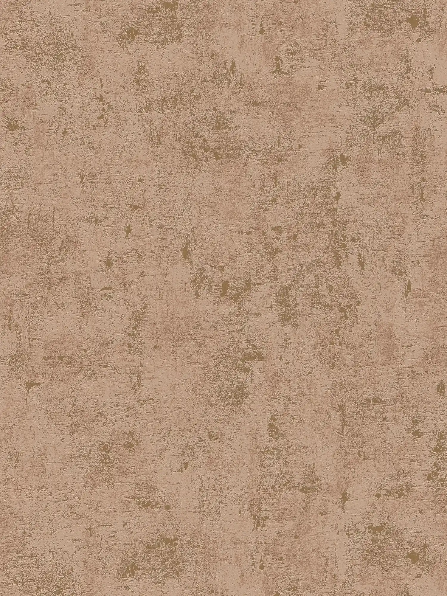 Tapete mit Bastmuster– Rosa, Gold