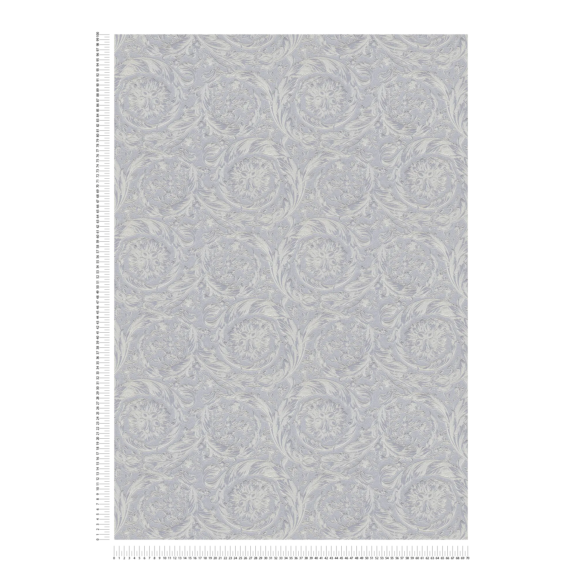             Silver VERSACE wallpaper shimmer effects - silver, grey
        