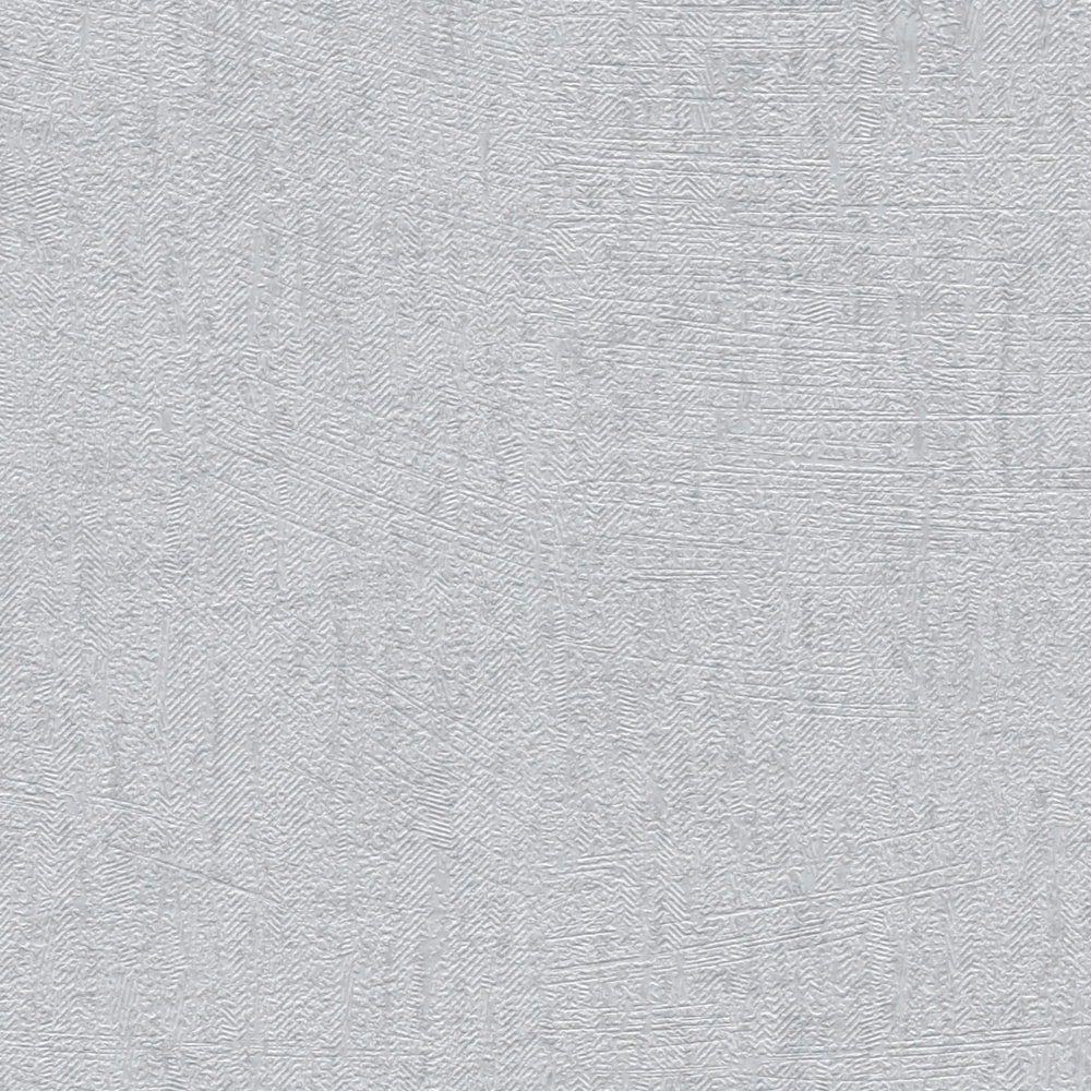             Melierte Tapete uni Grau mit Metallic Glanz
        