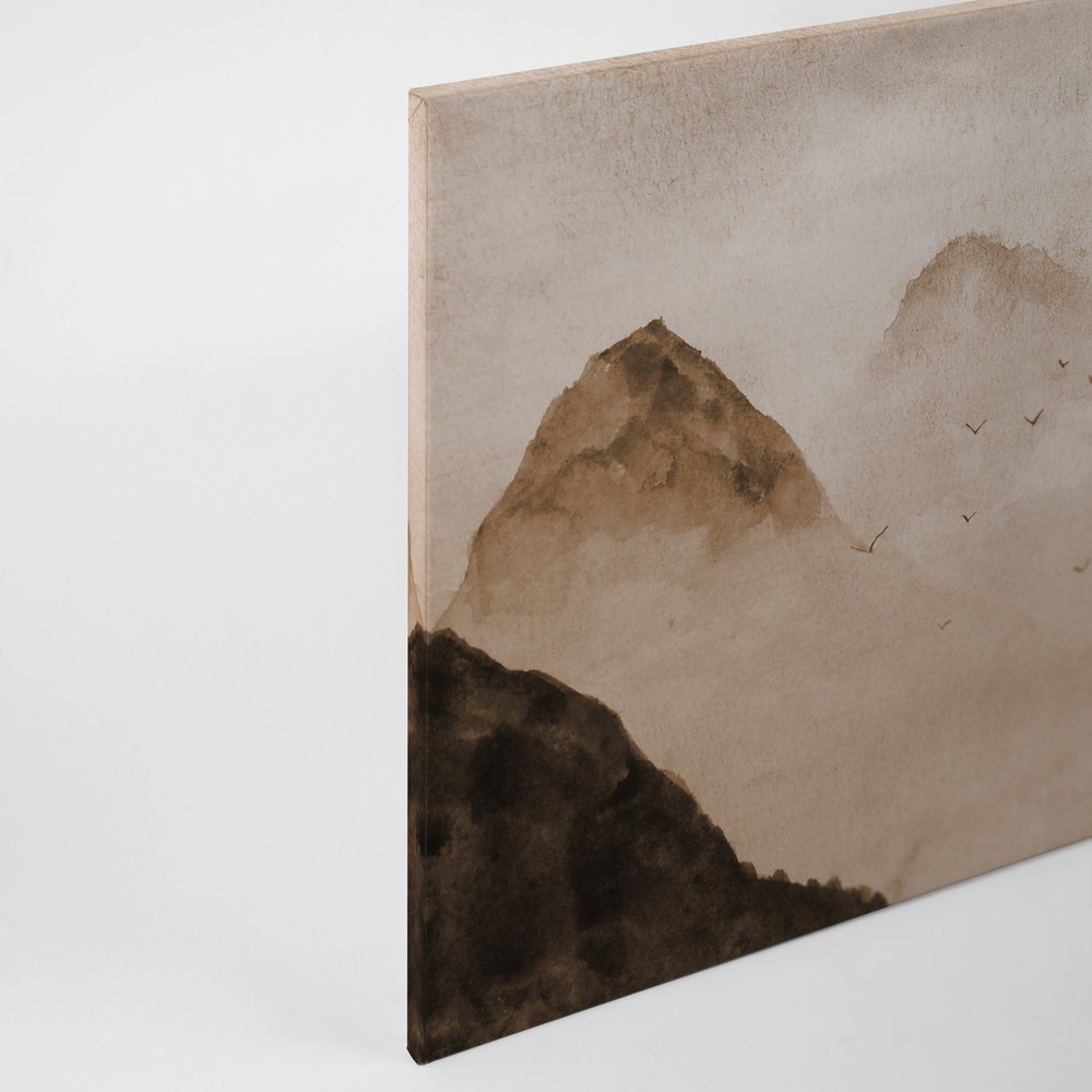             Leinwand Nebel Landschaft – 0,90 m x 0,60 m
        