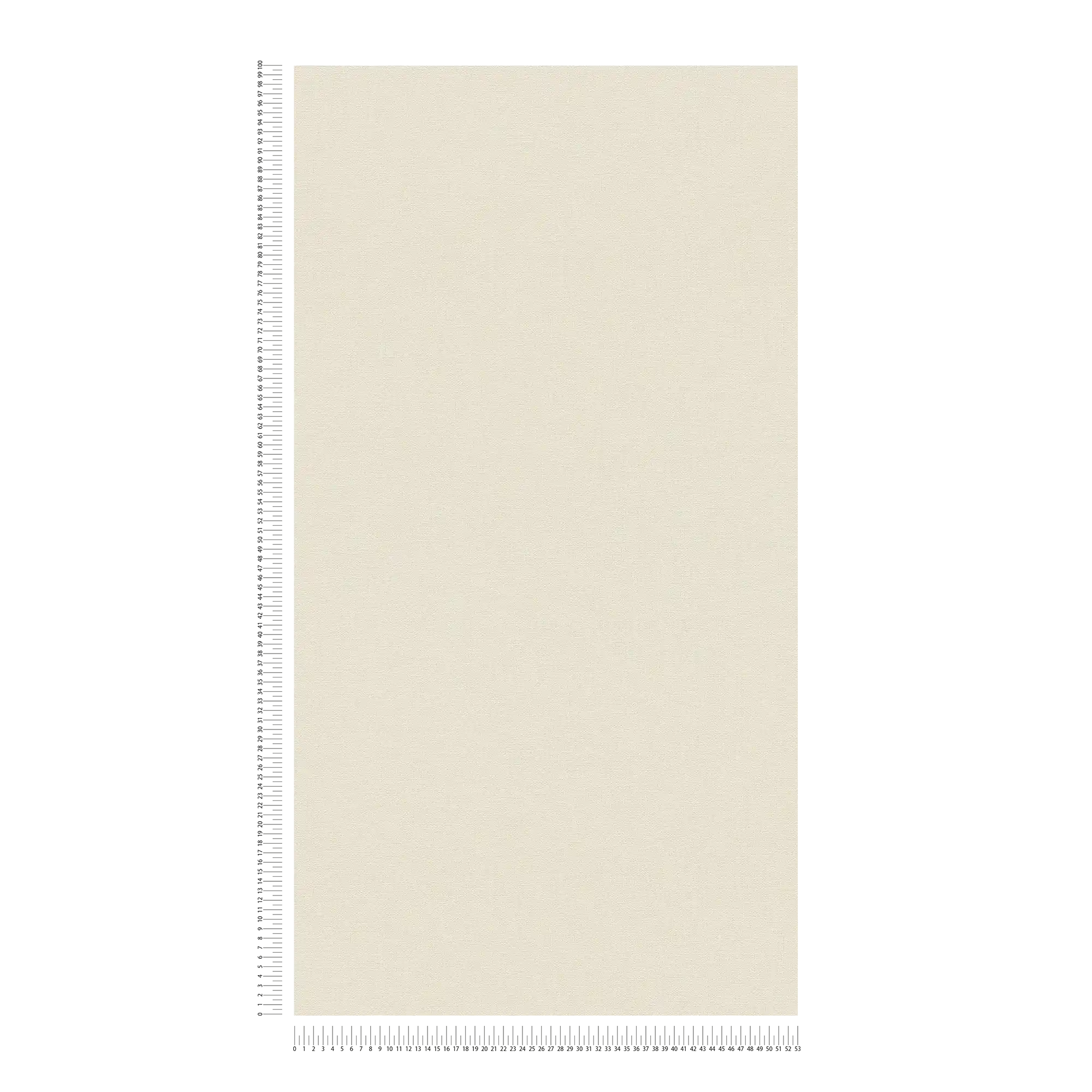 PVC-freie Unitapete mit Leinenoptik – Beige, Weiß