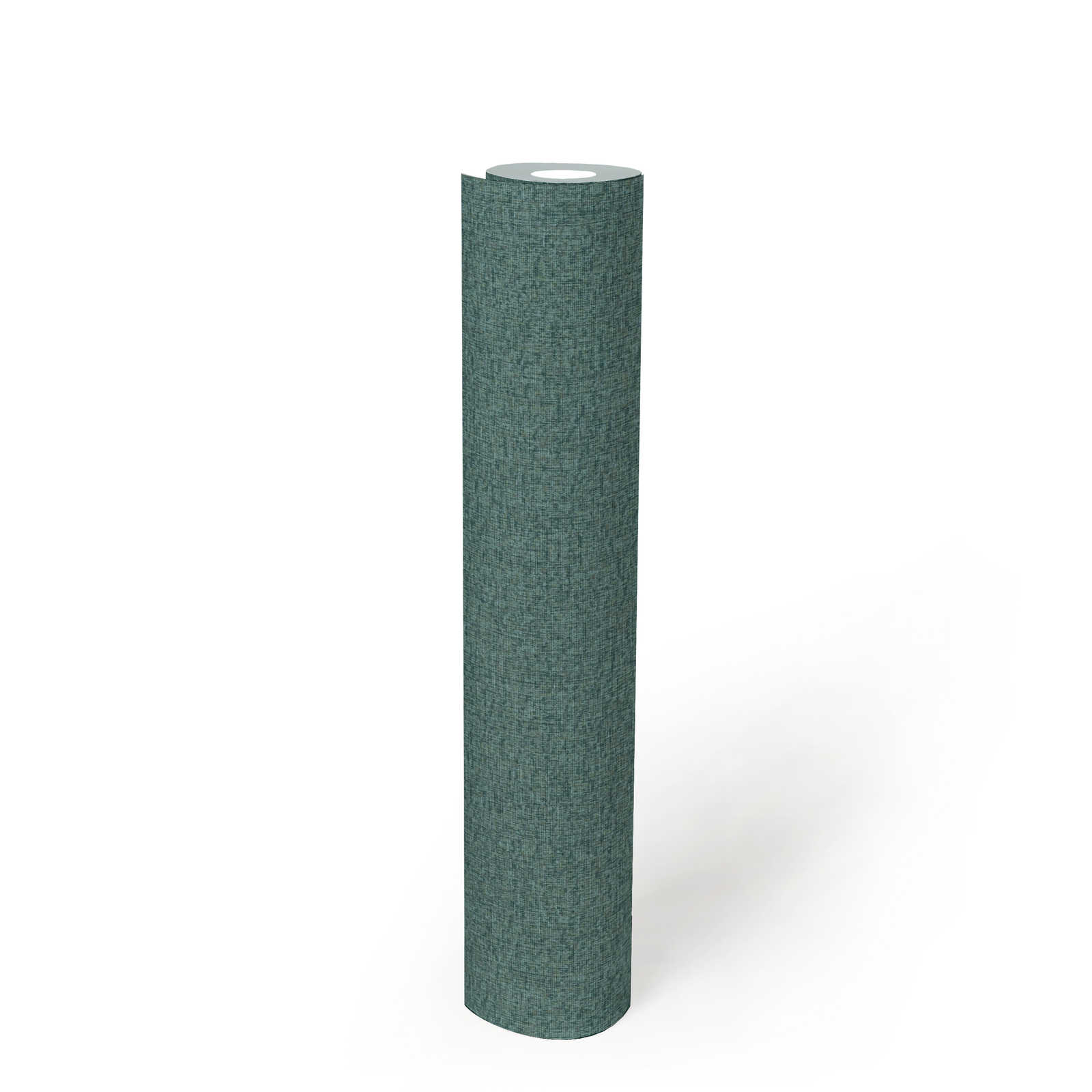             Tapete mit Strukturdesign einfarbig, matt – Grün, Petrol
        