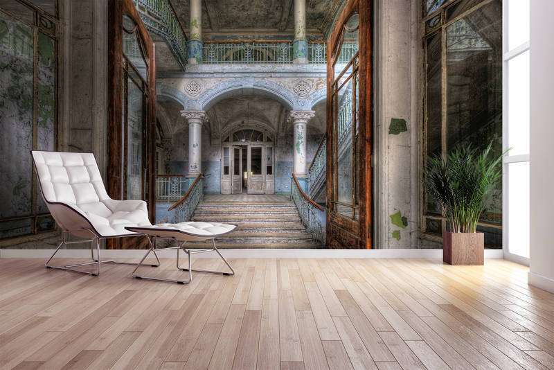             Fototapete alte Vintage Villa – Premium Glattvlies
        