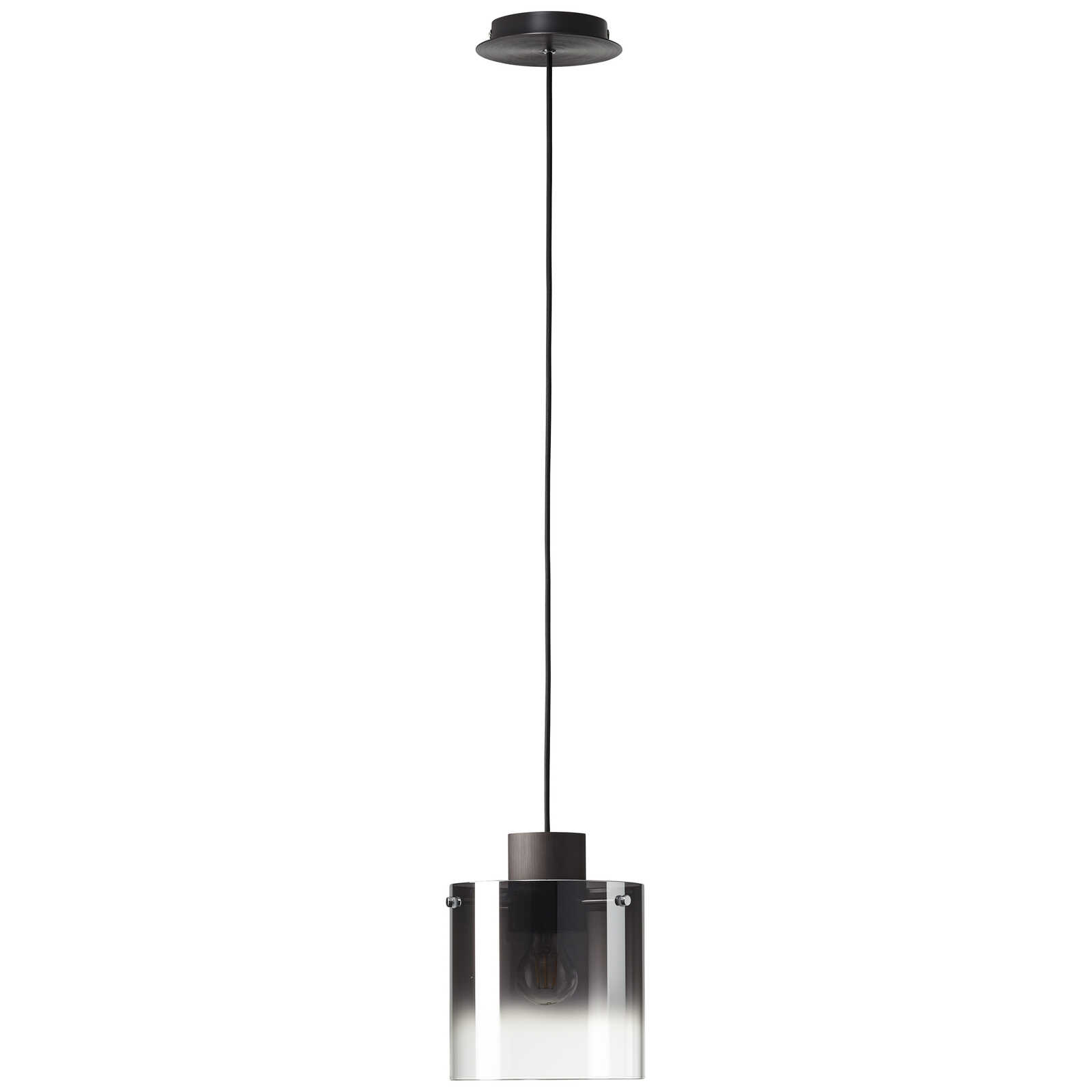             Glass pendant light - Benett 3 - Brown
        