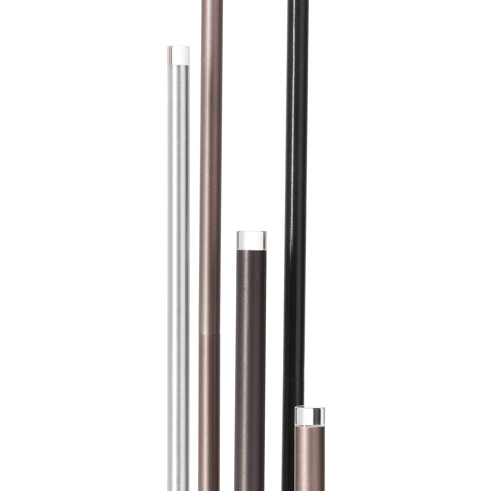 Stehleuchte aus Metall - Eddy 6 – Braun