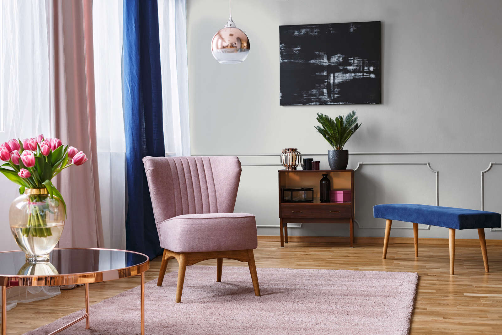 Premium wall paint cosy light grey »Creamy Grey« NW107 » 1l