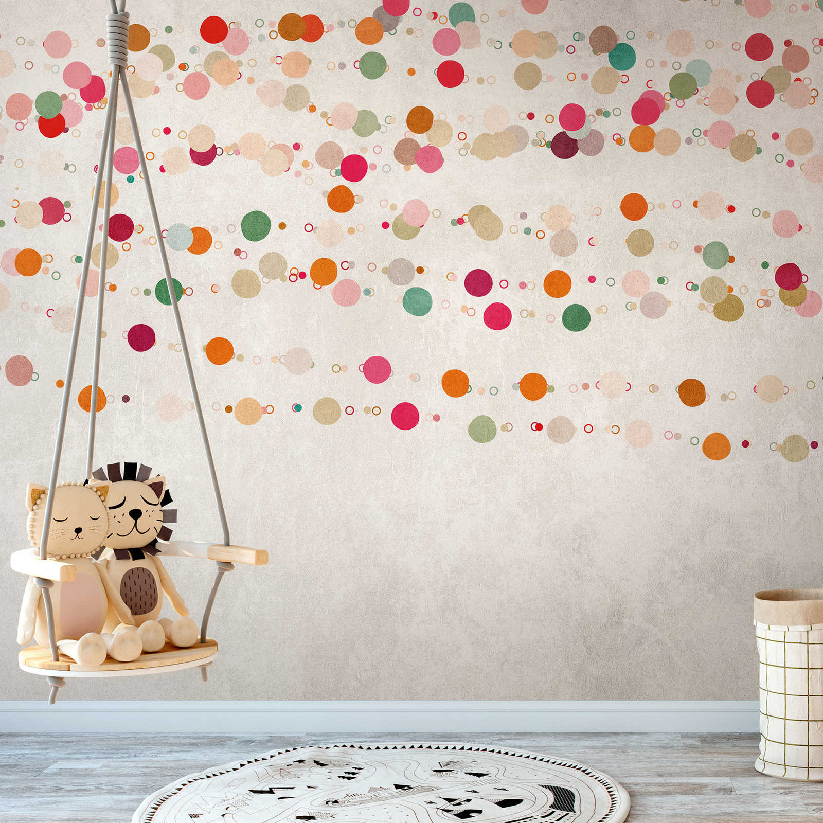         Nouveauté papier peint | papier peint à motifs mur de crépi motif guirlande
    