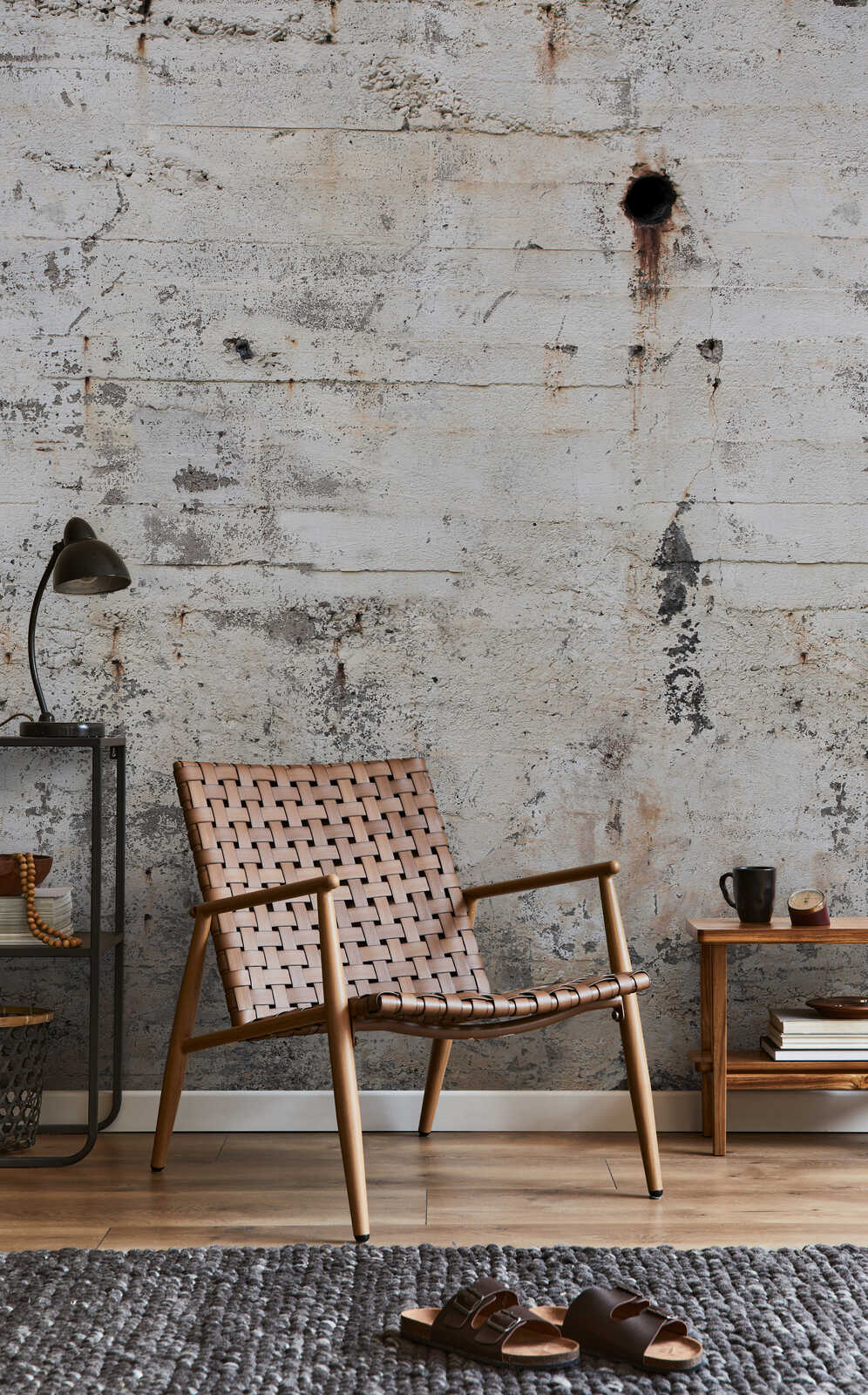 Sessel, Leder, Gemütlich, Wohnzimmer, Holz