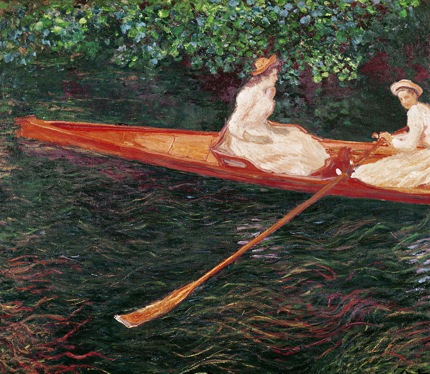 Boots?, Rowboat, Oar, River, People