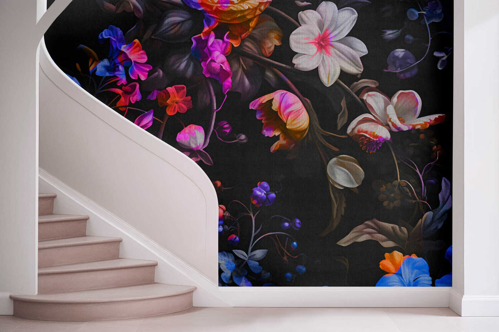 Treppe, Kunst, Malerei, Moderne Kunst, Florales Design