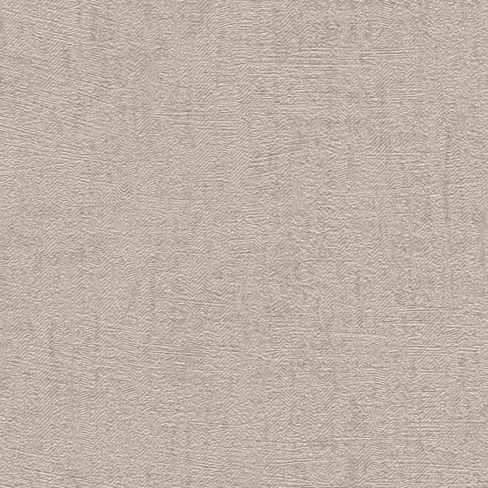             Tapete Graubraun mit Metallic Glanz & Strukturprägung – Braun, Metallic
        