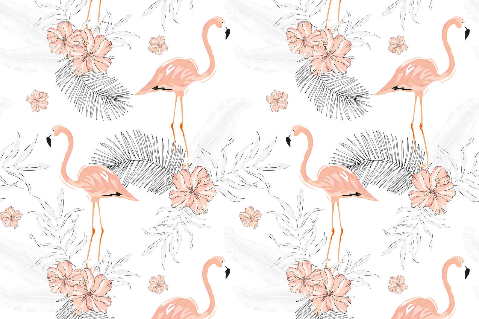             Leinwand Flamingos & Tropenpflanzen – 0,90 m x 0,60 m
        