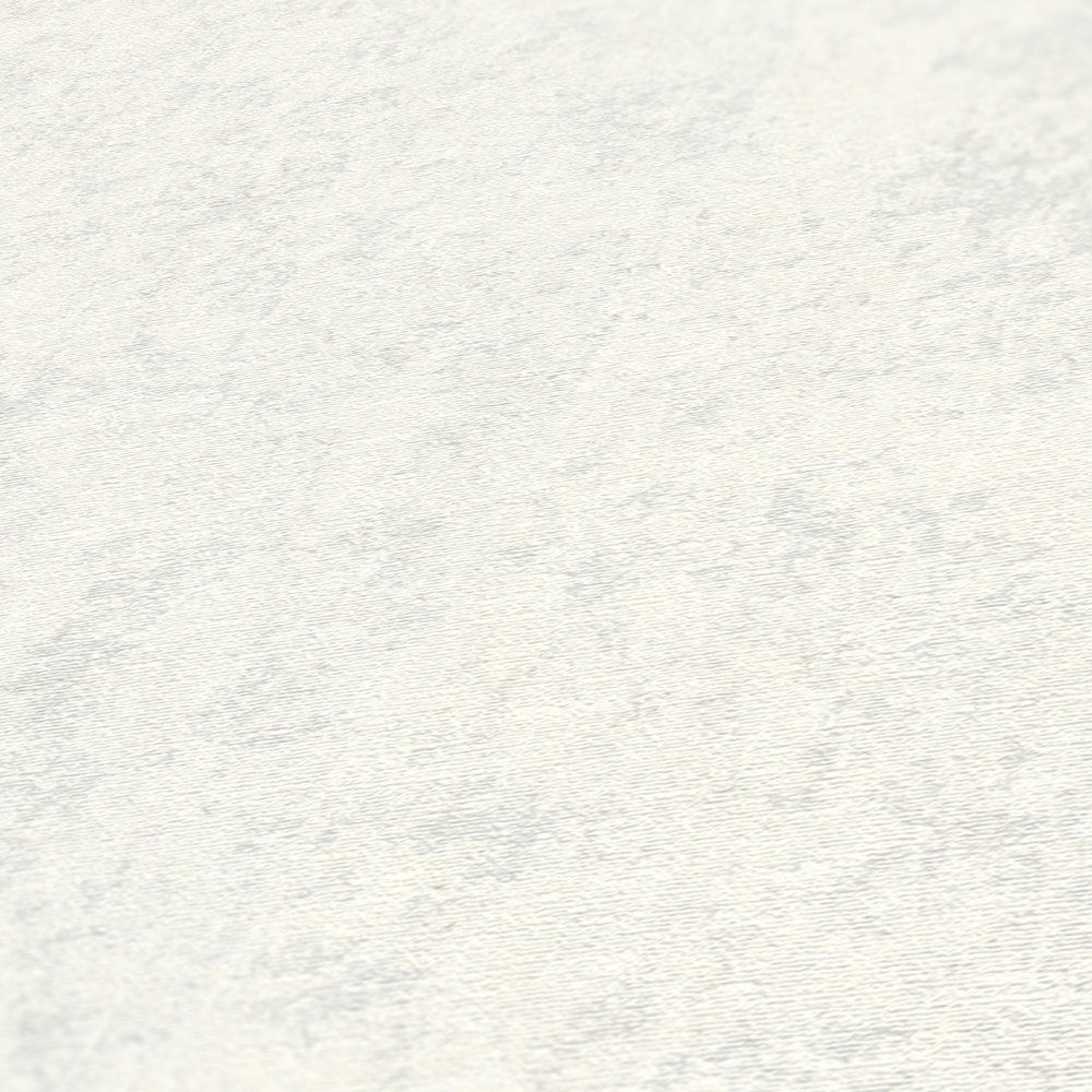             Scandi Stil Tapete uni Strukturdesign – Grau, Weiß
        