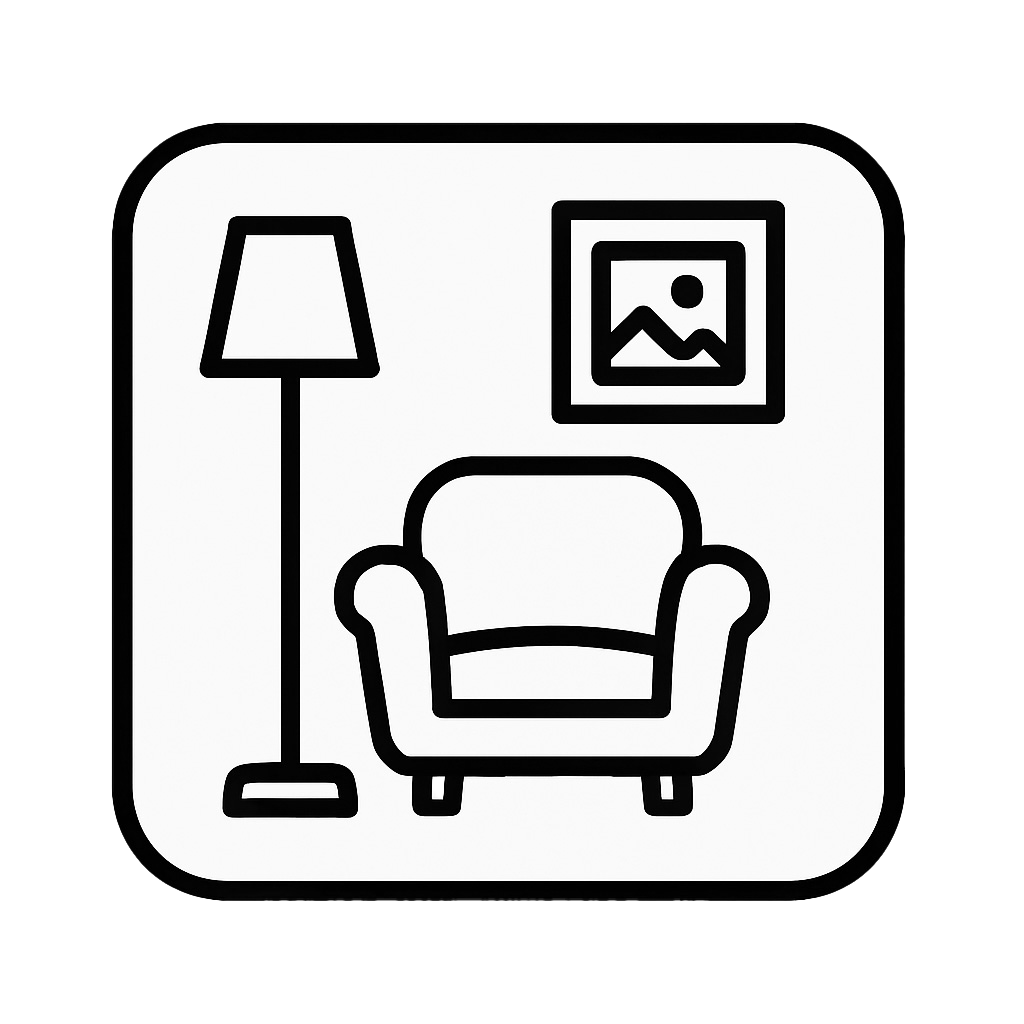 Lampe, Mobiliar, Stuhl