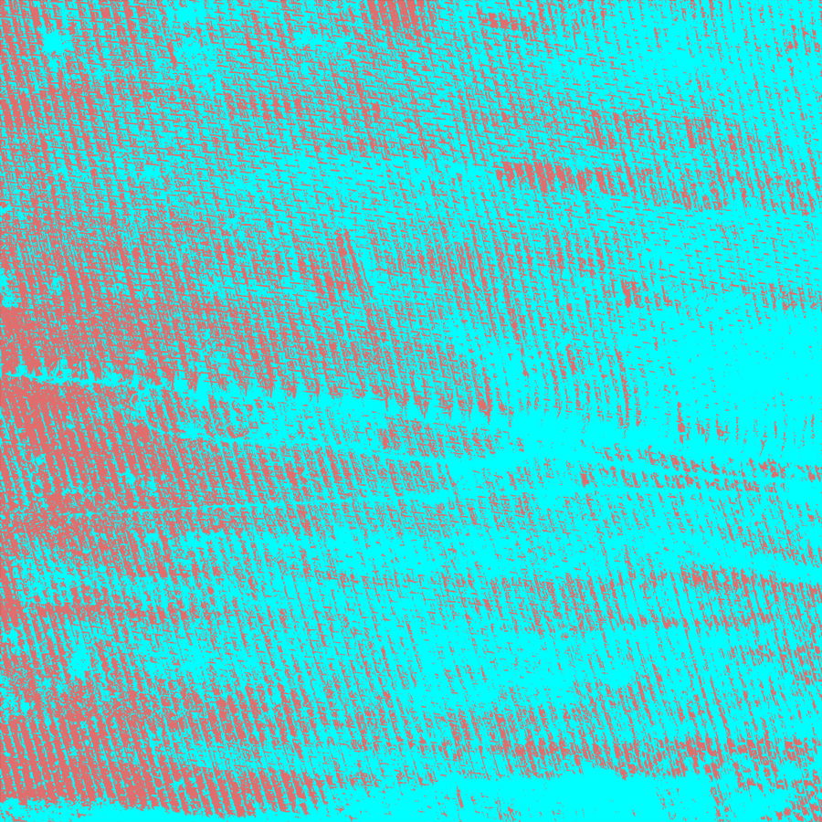         Fototapete 'Aqua Flame' – Ein lebhaftes Farbspiel für jedes Zimmer, glatt – Türkis, Rot
    