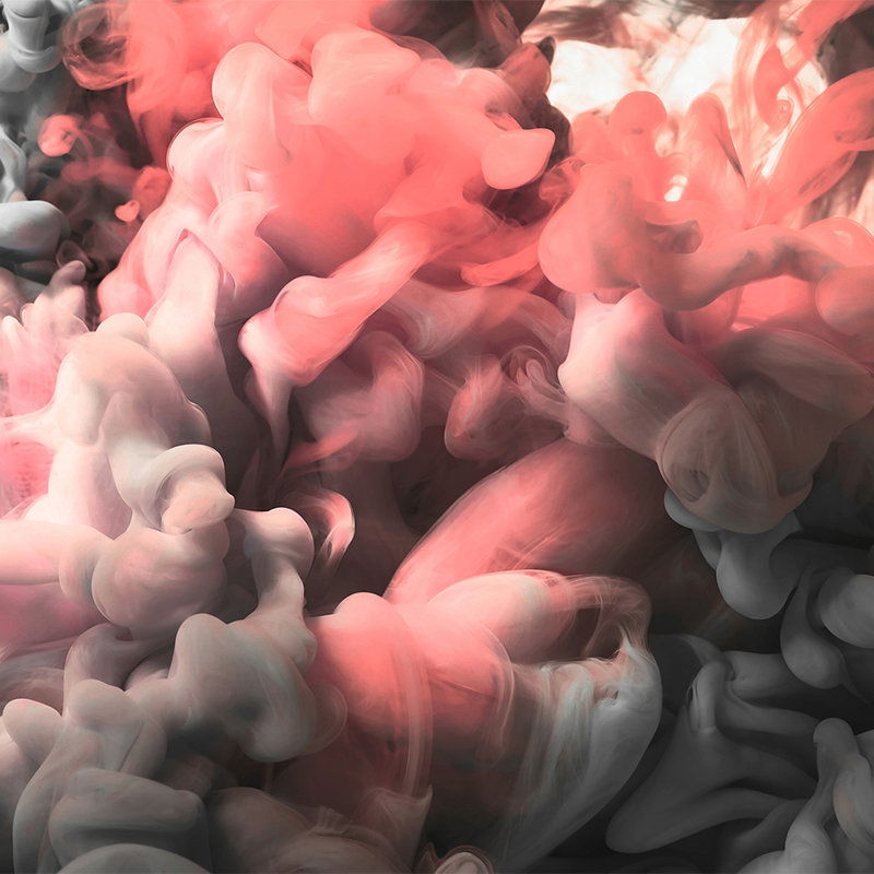         Farbiger Rauch Fototapete – Rosa, Grau, Weiß
    