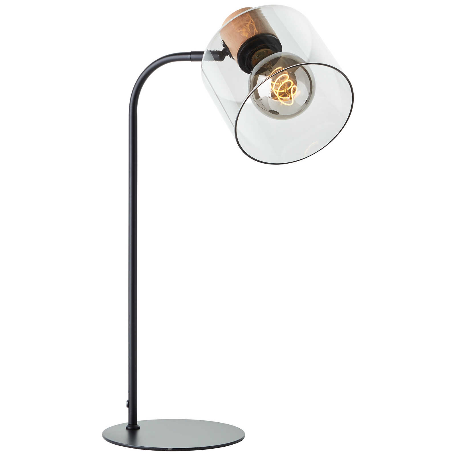             Glass table lamp - Tim 2 - Brown
        