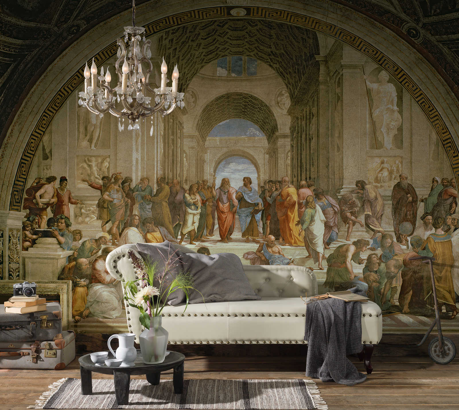             Fototapete "Schule Athen" von Raphael
        