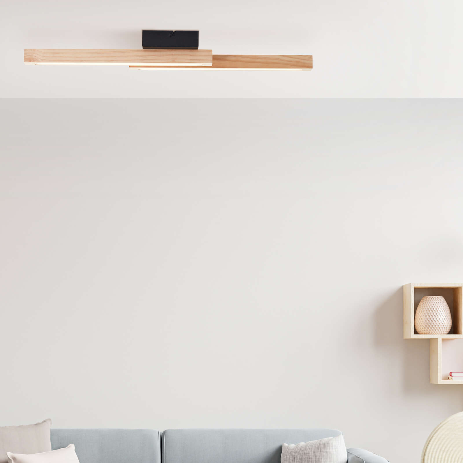             Deckenleuchte aus Holz - Anabelle 1 – Braun
        