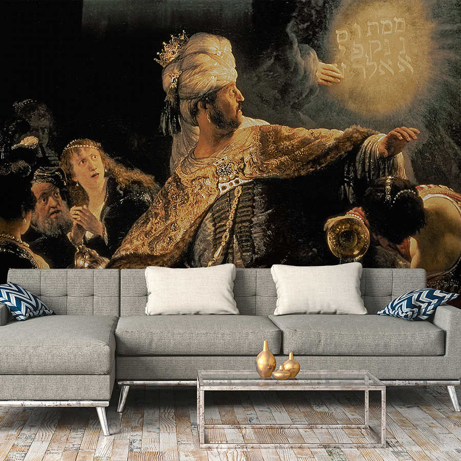 Wandbild, Historisches Gemälde, Mittelalter, detaillierte Kleidung, Kaiser portrait