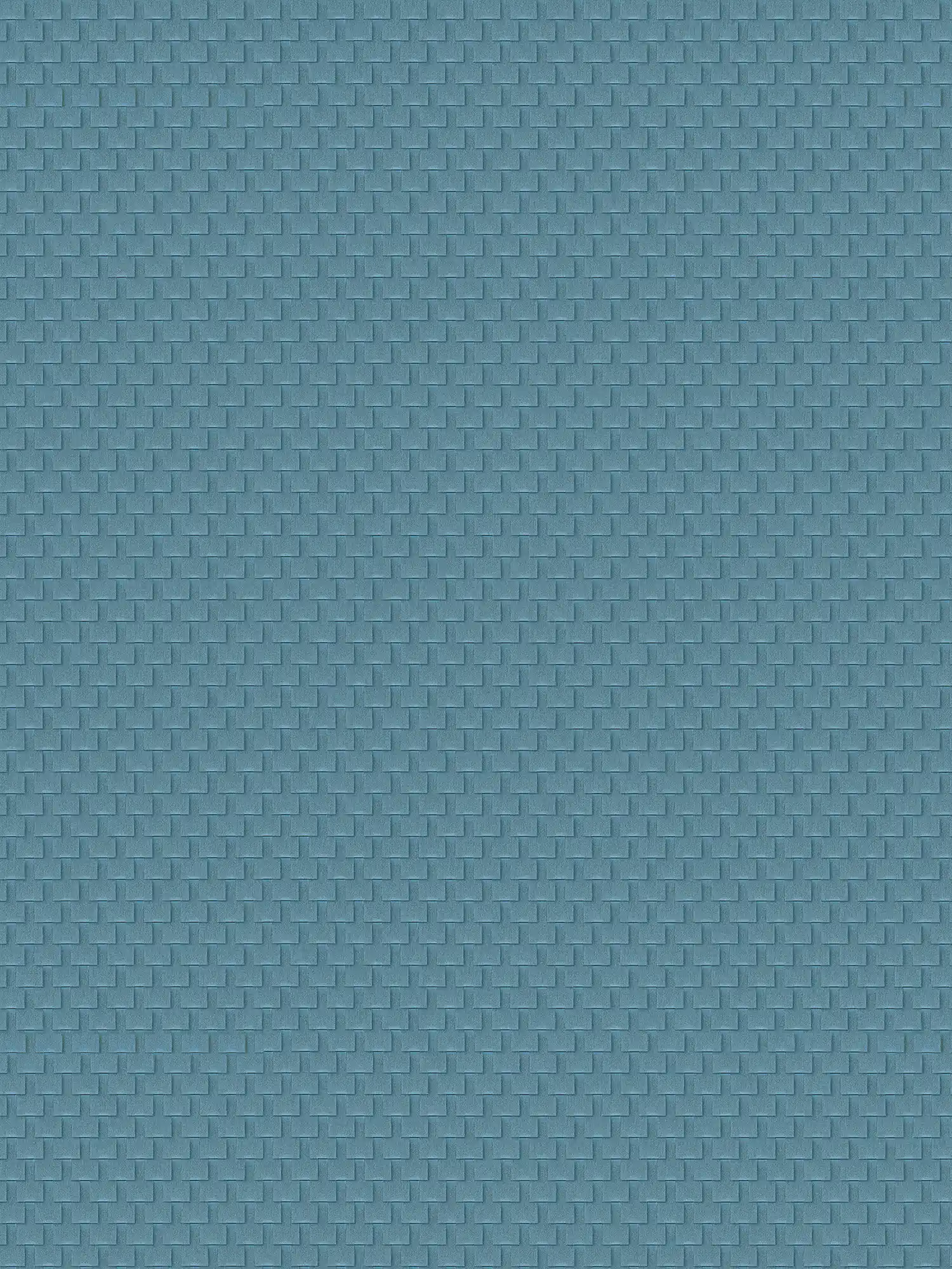         Gedessineerd behang met facetdessin en 3D-effect - Blauw, Brons
    