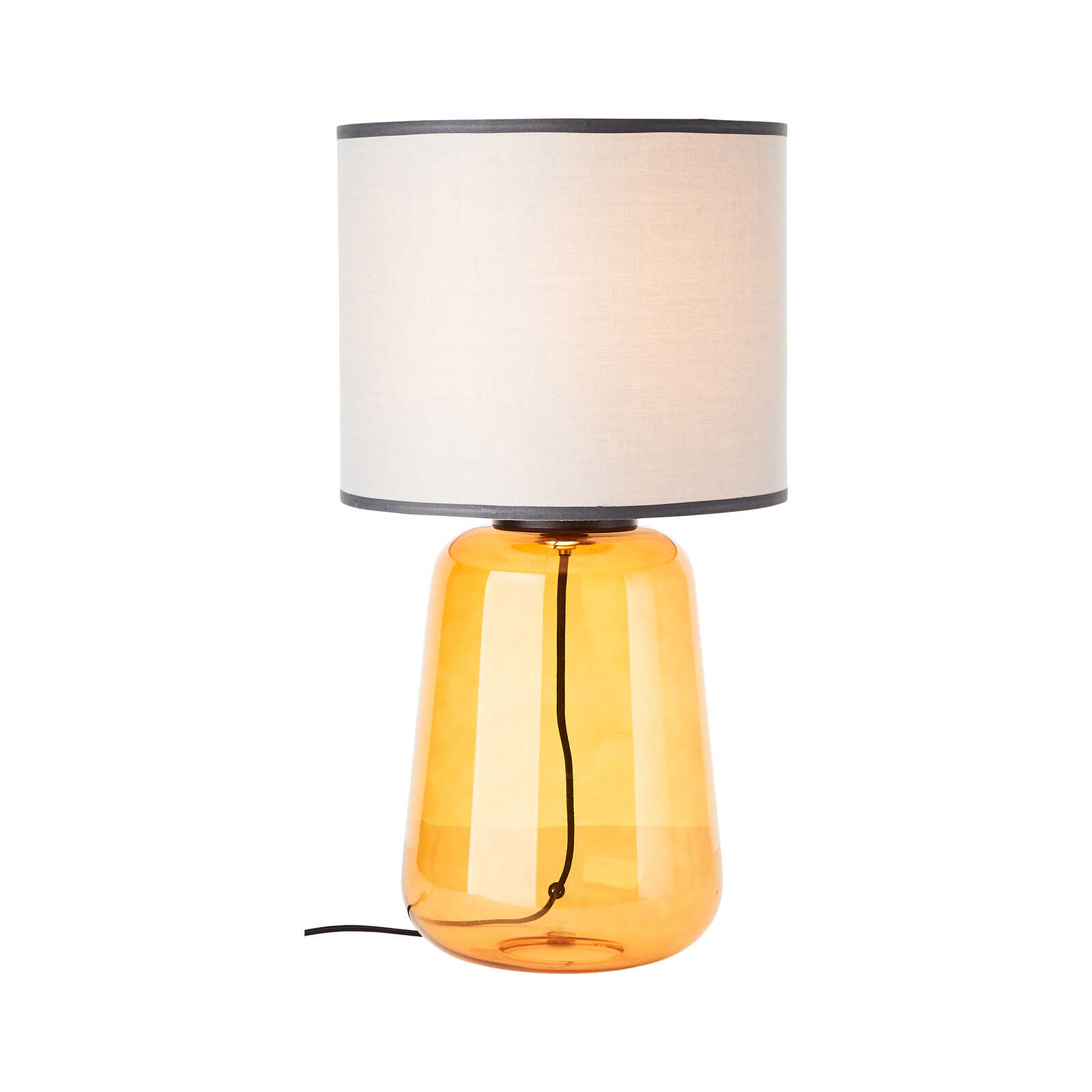 Textile table lamp - Jana 2 - Yellow
