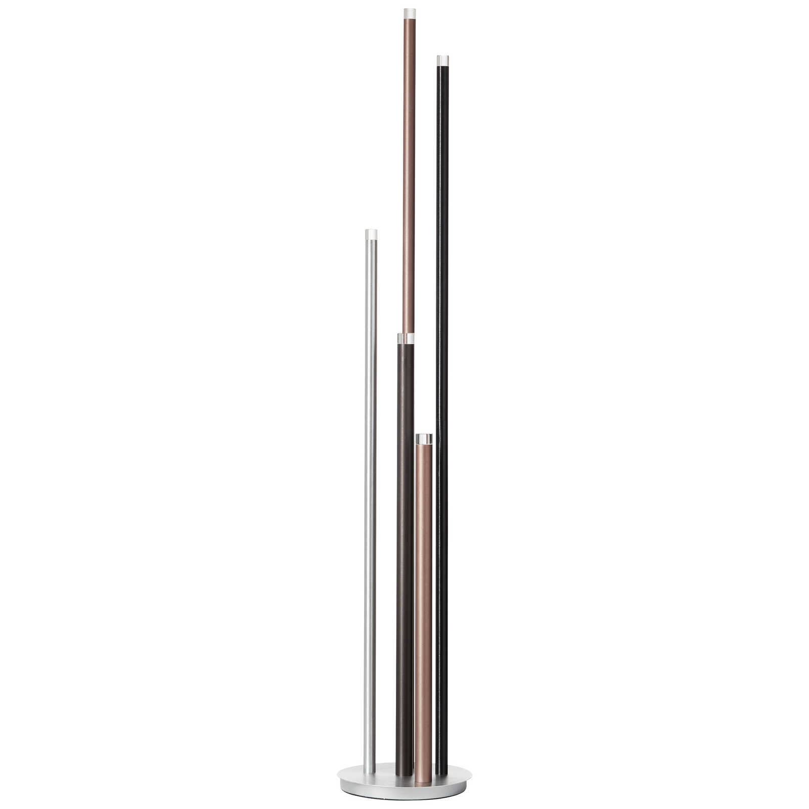 Stehleuchte aus Metall - Eddy 6 – Braun