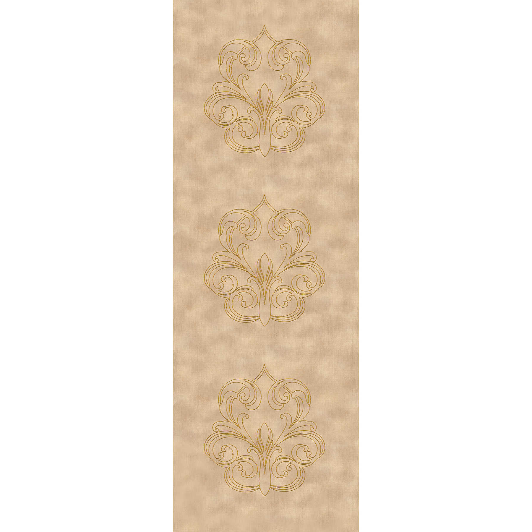         Ornament Premium panelen in klassieke barokstijl - Bruin, Goud
    