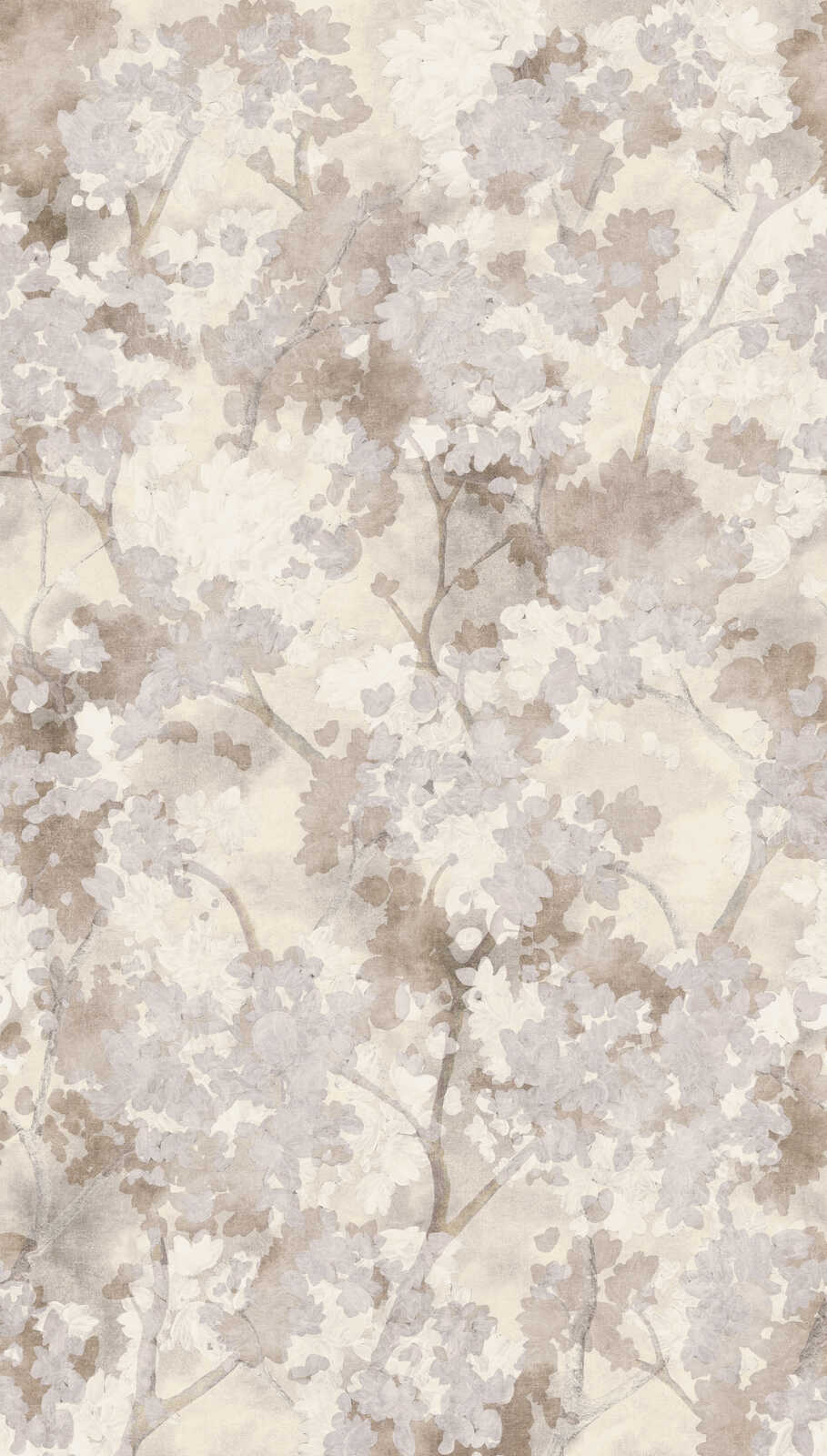 Tapete, Blumenmuster, Pastell, Wandtapete, Vintagemuster