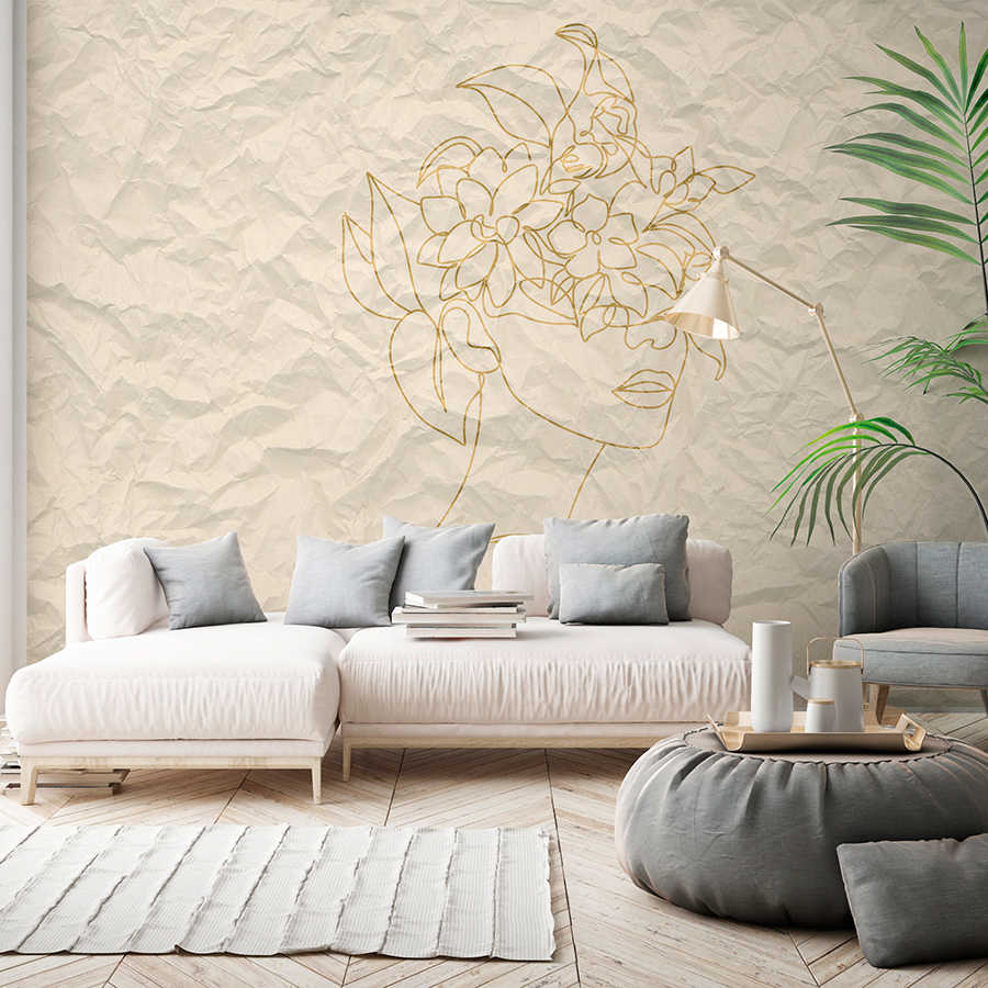 wohnzimmer, wanddeko, kunstmotiv, sofa, pflanzen