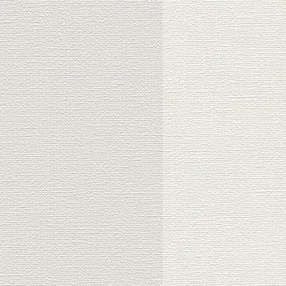             Streifen Vliestapete mit Leinenoptik PVC-frei – Grau, Weiß
        