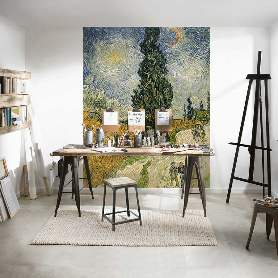 kunstwerk-hintergrund, atelier, arbeitsstation, tischwerkbank, stilleben-einrichtung