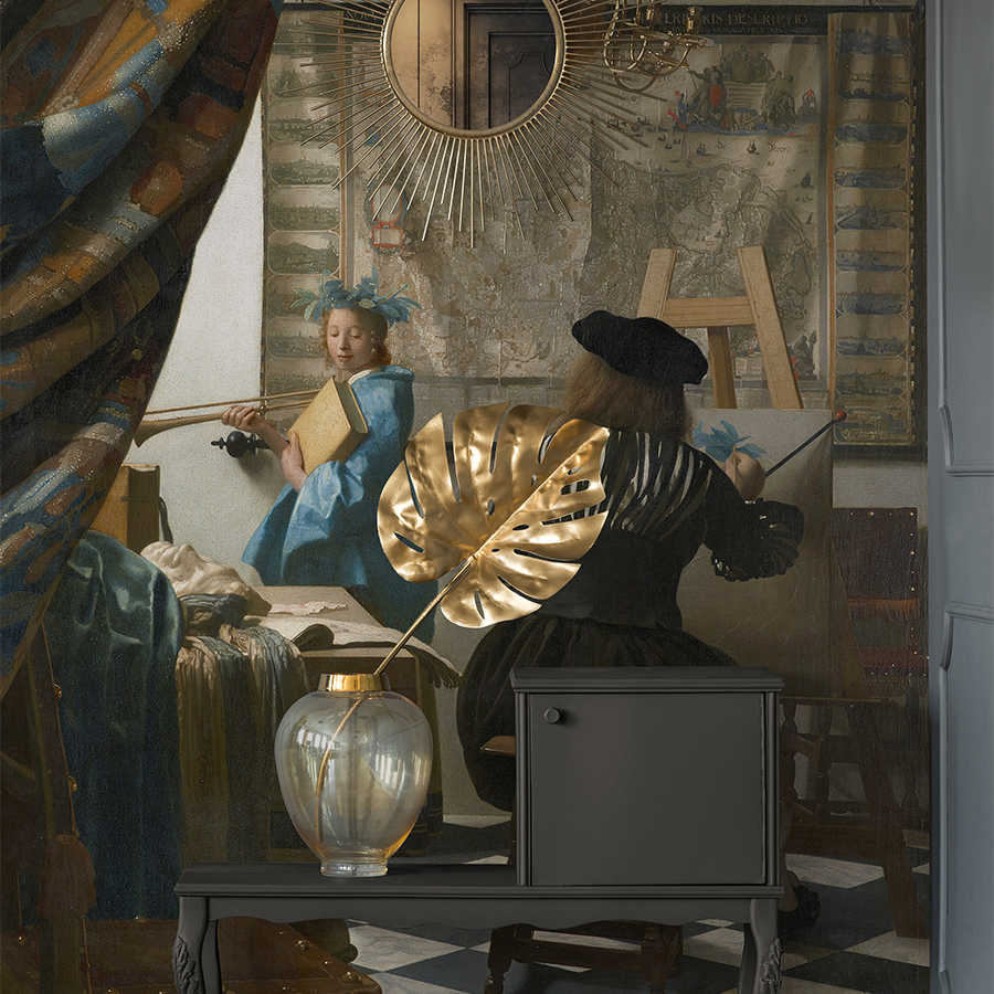         Fototapete 'Vermeer in seinem Atelier' von Jan Vermeer
    