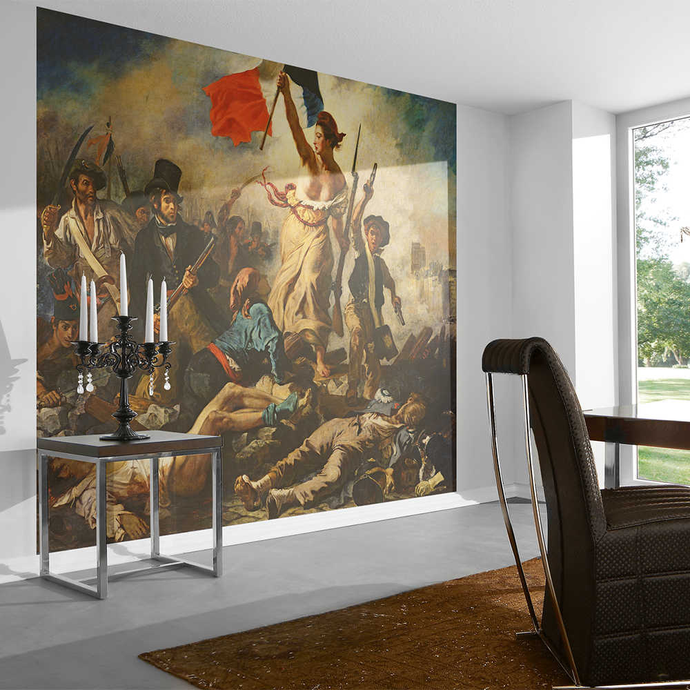         Photo wallpaper "The freedom that leads the people" by Eugène Delacroix
    