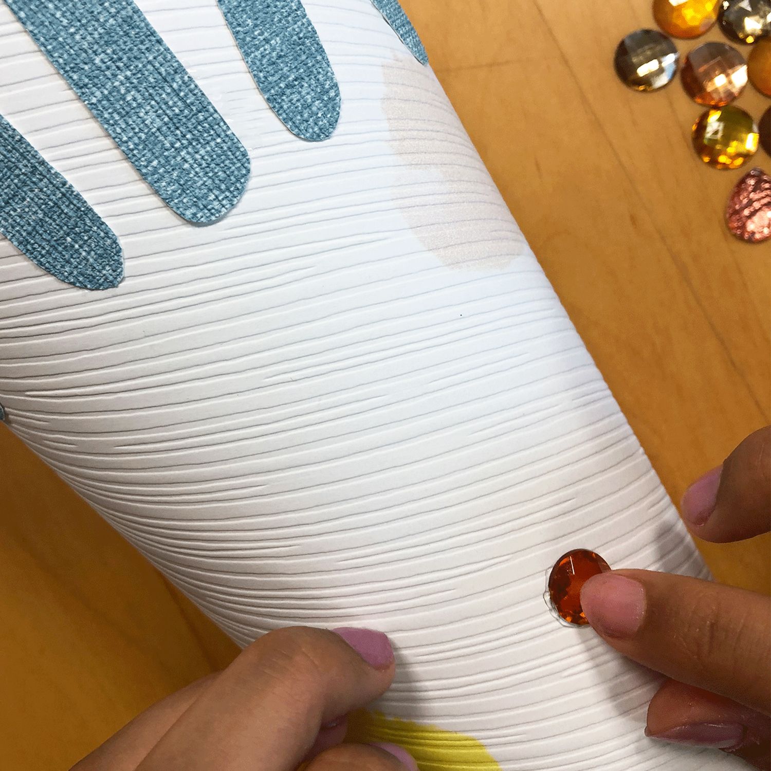 DIY glitzernde Schultüte