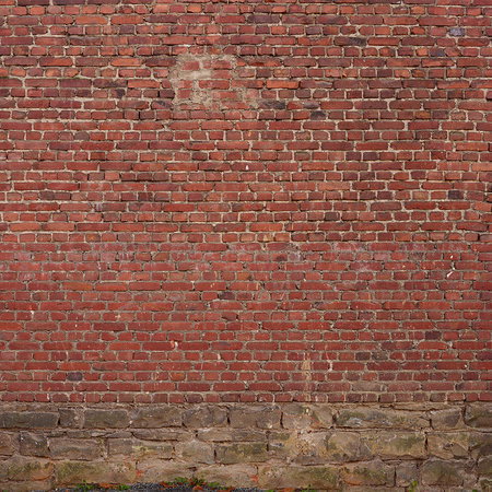 Backsteinwand, roter Stein, Mauer, Alter Stein, Felsenkante
