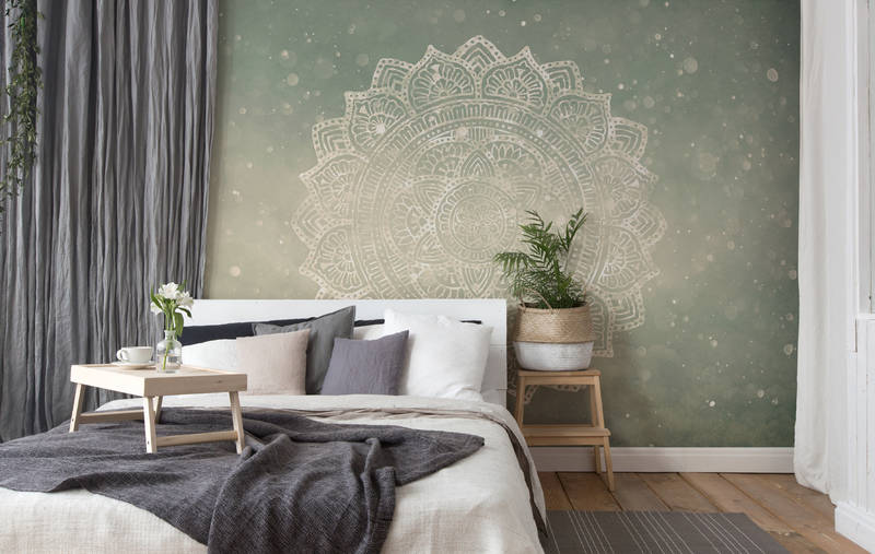 Loussiesd Coperta In Pile Con Mandala, Stile Hippie, Per Divano, Letto